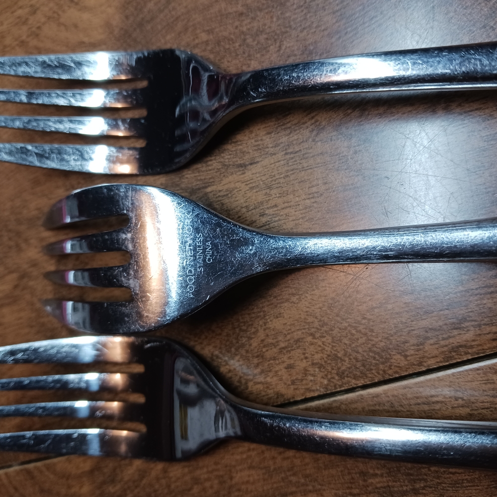Food Network Stainless Steel Fork Set - Silver